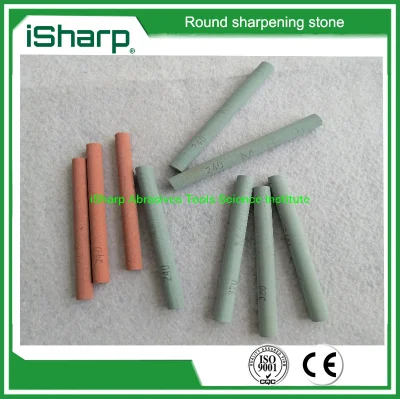 Isharp 알루미늄 산화물 연마 스톤 고품질의 라운드 샤프닝 스톤